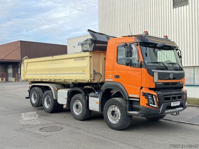  Volvo FMX 540 8x4 MEILLER 3-S-Kipp Lift Plane