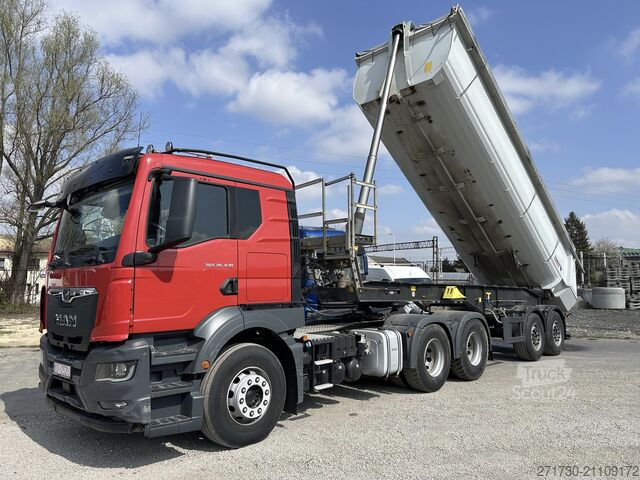 Kipper LKW MAN TGS 26.430 6X4 + SCHMITZ SCB.S2 KIPPER