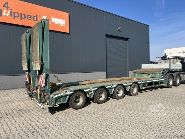 Nízký nakladač Faymonville STZ-4AU , 4x hydraulic steering-axle, hydraulic...