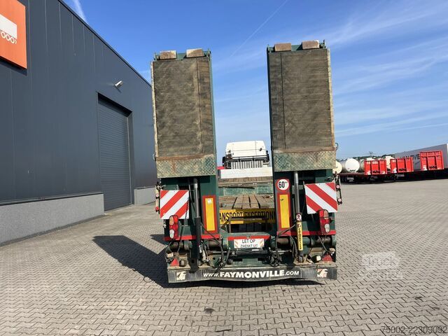 Nízký nakladač Faymonville STZ-4AU , 4x hydraulic steering-axle, hydraulic...