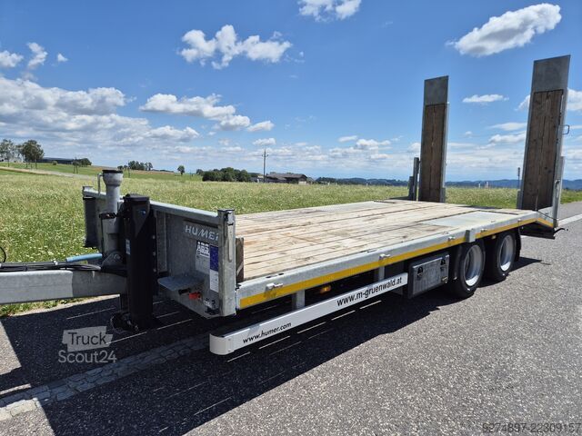 Tandem mélybölcsős pótkocsi Humer HTT14000