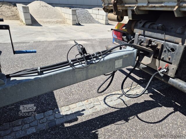 Tandem mélybölcsős pótkocsi Humer HTT14000
