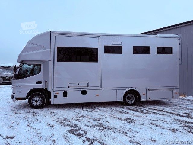 Transporteur de bétail MERCEDES-BENZ FUSO 8 180  TT-S 1-3 Pferde Pop-Out, Neufahrzeug