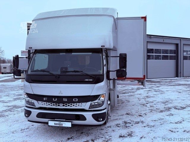 Transporteur de bétail MERCEDES-BENZ FUSO 8 180  TT-S 1-3 Pferde Pop-Out, Neufahrzeug