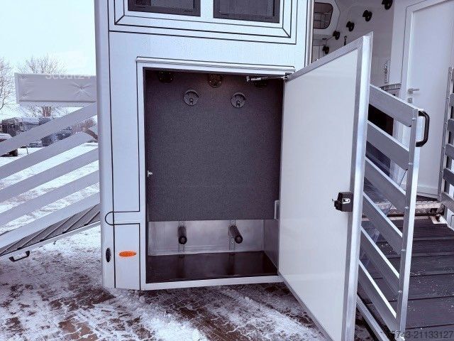 Kvægetransportør MERCEDES-BENZ FUSO 8 180  TT-S 1-3 Pferde Pop-Out, Neufahrzeug