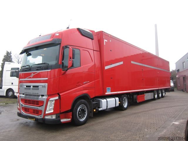 Véhicule tracteur volume VOLVO FH 460 XL Mega 2xtank Hydrauliek VEB+