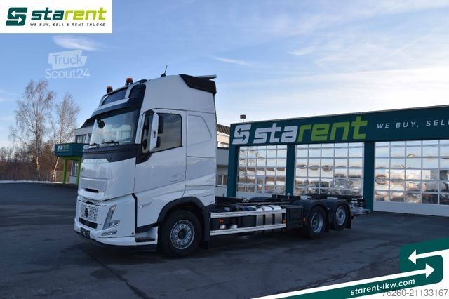 Φορτηγό εναλλασσόμενου αμαξώματος VOLVO FH 500 XL 6X2 BDF LBW 2000 KG ACC I-Park-Cool