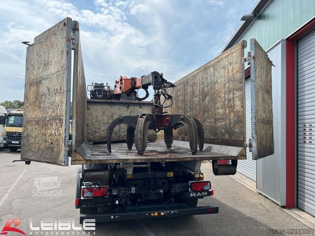Φορτηγό γερανός roll-off MAN TGS 26.460 6x2*Meiller RS21.65 ++ Kran Mulde