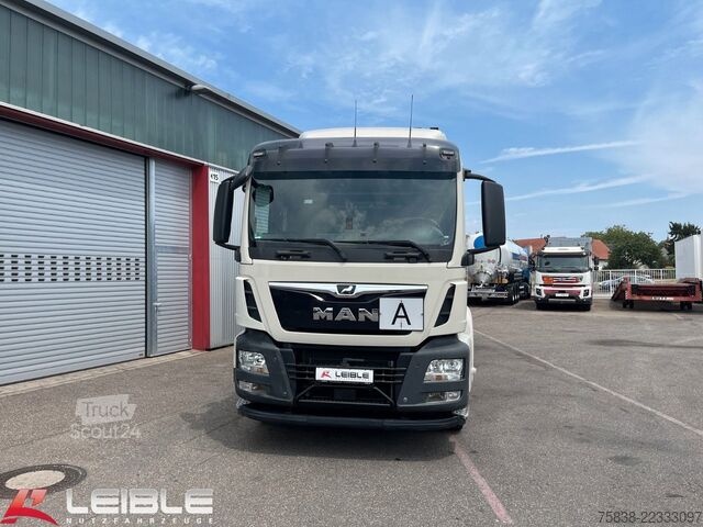 Φορτηγό γερανός roll-off MAN TGS 26.460 6x2*Meiller RS21.65 ++ Kran Mulde
