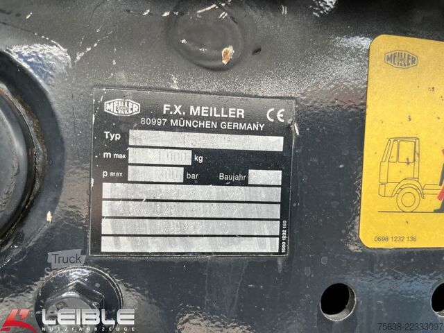 Φορτηγό γερανός roll-off MAN TGS 26.460 6x2*Meiller RS21.65 ++ Kran Mulde