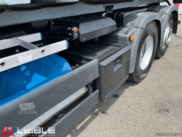 Φορτηγό γερανός roll-off MAN TGS 26.460 6x2*Meiller RS21.65 ++ Kran Mulde