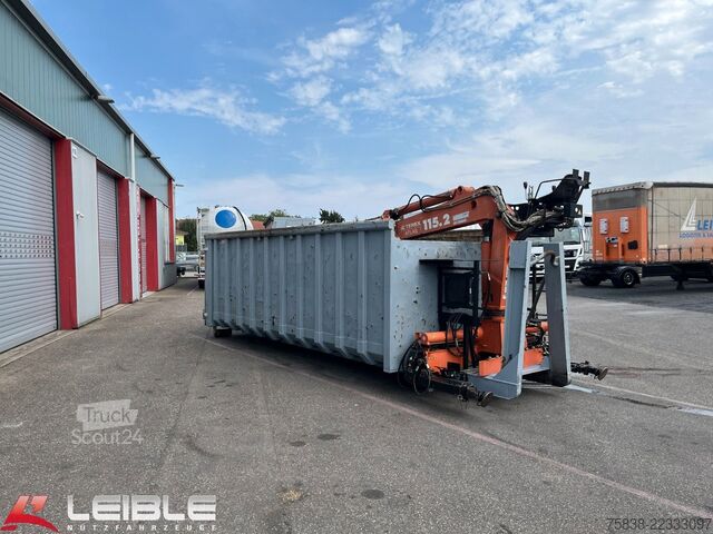 Φορτηγό γερανός roll-off MAN TGS 26.460 6x2*Meiller RS21.65 ++ Kran Mulde