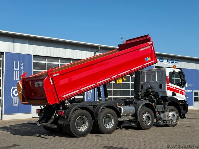 Dreiseitenkipper LKW IVECO MS34Y 8x4 Euro6 Kipper Meiller Bordmatic