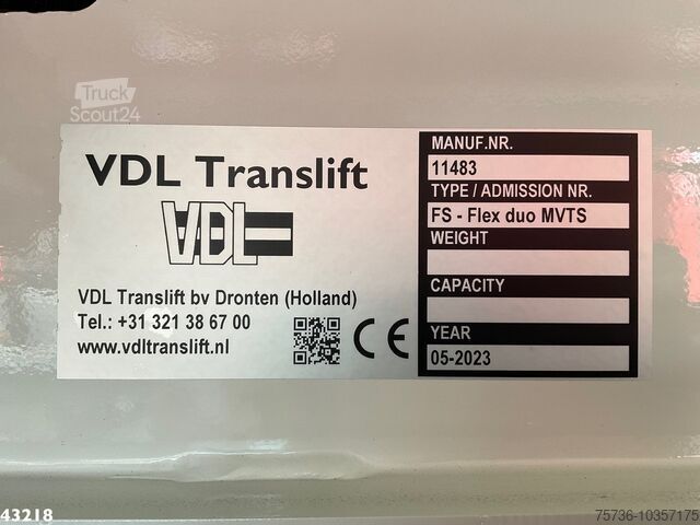 Vuilniswagen Volvo FE 350 VDL Translift zijlader