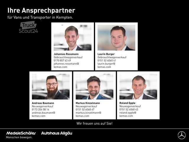 Furgone MERCEDES-BENZ Sprinter 319 CDI Hochdach Autom., LED, AHK, Navi