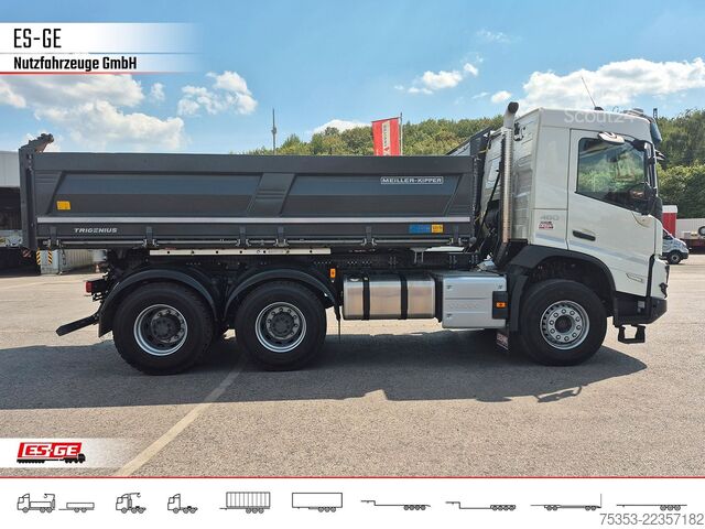 Camión de plataforma VOLVO FMX 6x4 R Xpress Meiller DSK