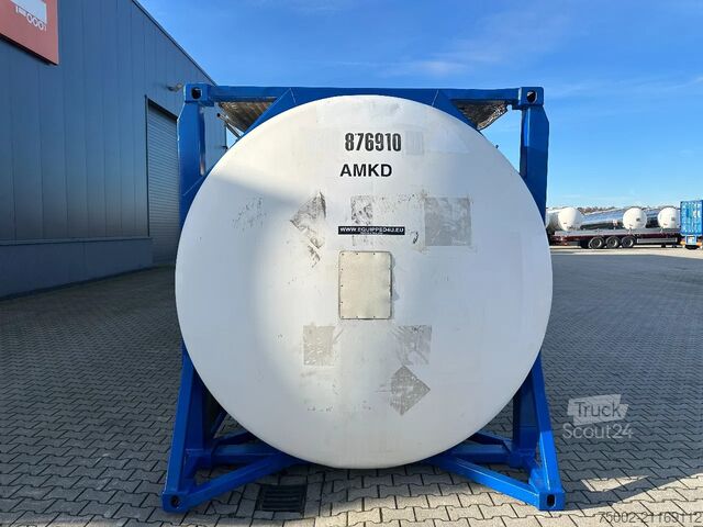 Conteneur-citerne Van Hool 20FT SWAPBODY 30.900L, UN PORTABLE T11, 5Y- + C...