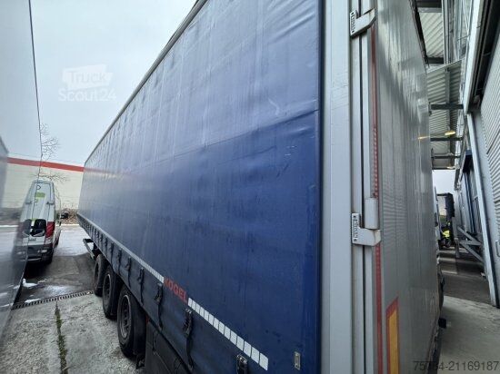 Semirremolque abierto con toldo KöGEL 3-ACHS MEGA-TRAILER, S24-1, SAF-ACHSEN