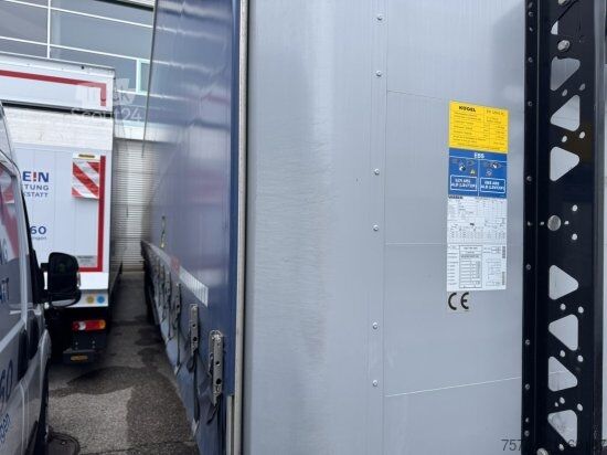 Semirremolque abierto con toldo KöGEL 3-ACHS MEGA-TRAILER, S24-1, SAF-ACHSEN