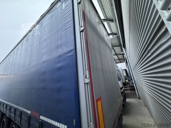 Semirremolque abierto con toldo KöGEL 3-ACHS MEGA-TRAILER, S24-1, SAF-ACHSEN