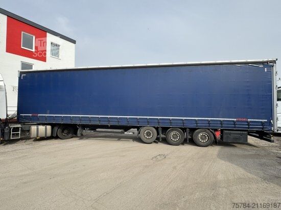 Semirremolque abierto con toldo KöGEL 3-ACHS MEGA-TRAILER, S24-1, SAF-ACHSEN