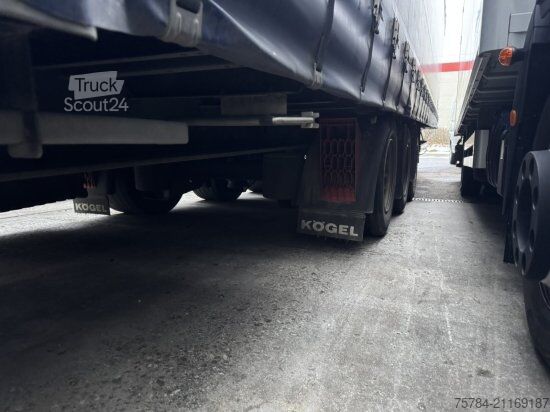 Semirremolque abierto con toldo KöGEL 3-ACHS MEGA-TRAILER, S24-1, SAF-ACHSEN