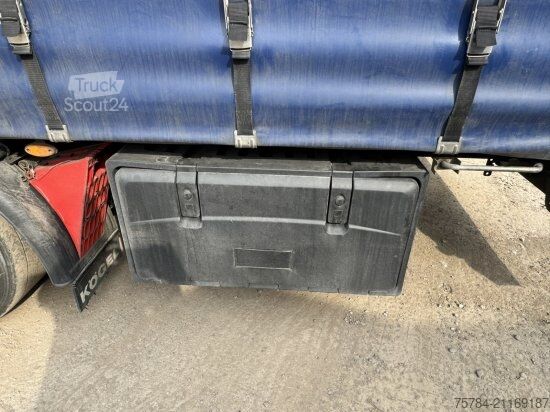 Semi-remorque bâchée KöGEL 3-ACHS MEGA-TRAILER, S24-1, SAF-ACHSEN, HUBDACH