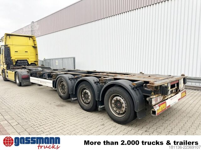 Návěs s výměnnou nástavbou Krone SDC 27 eLTU4 Container-Chassi, 2x Liftachse,