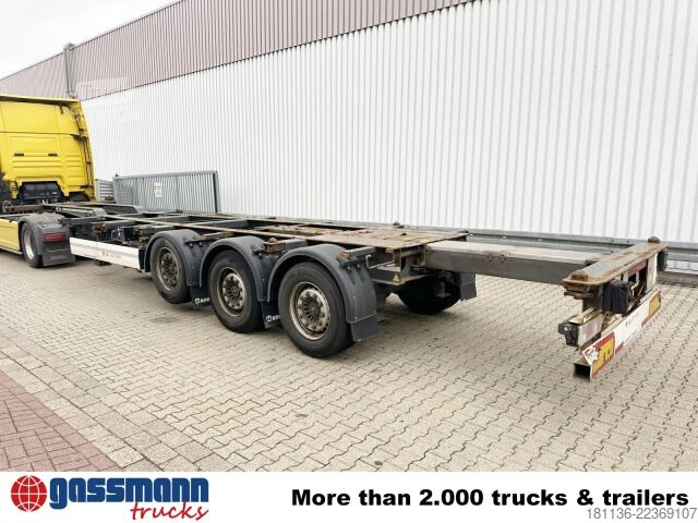 Návěs s výměnnou nástavbou Krone SDC 27 eLTU4 Container-Chassi, 2x Liftachse,