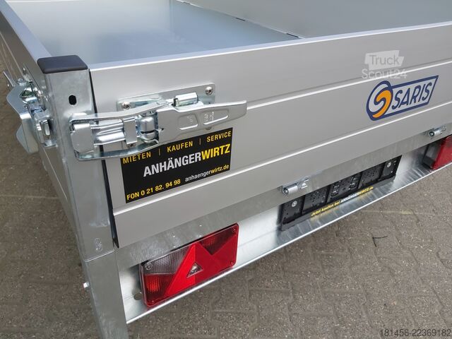 Kippiperävaunu Saris K1 276 150 30 2000kg Handhydraulik Neu