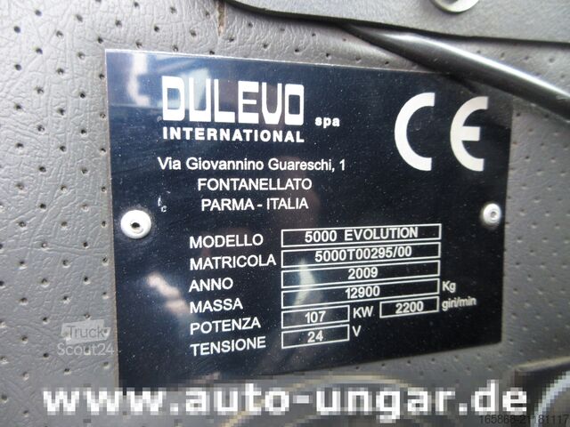 Spazzatrice stradale Dulevo 5000 evolution EU4 Hochentleerung