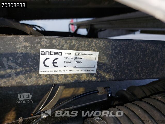 Kayar branda DAF LF 180 LF 4X2 NL-Truck Sleepercab 1700kg ladebo...