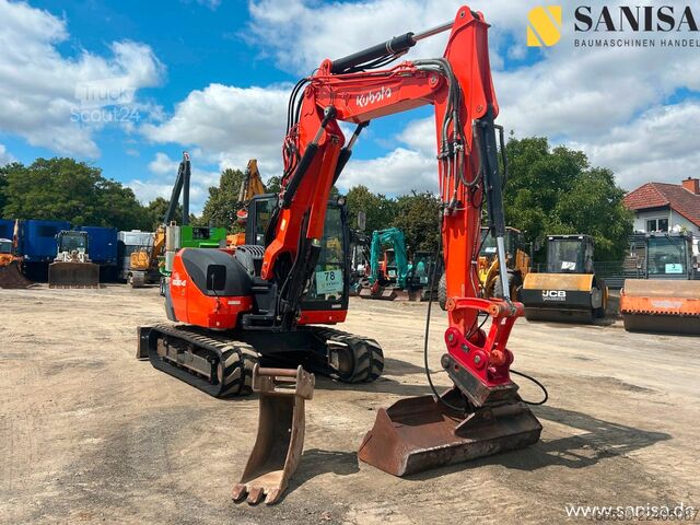 Mini-pelle KUBOTA KX 080-4 Eco e Plus/SW/Verstellausleger/Klima