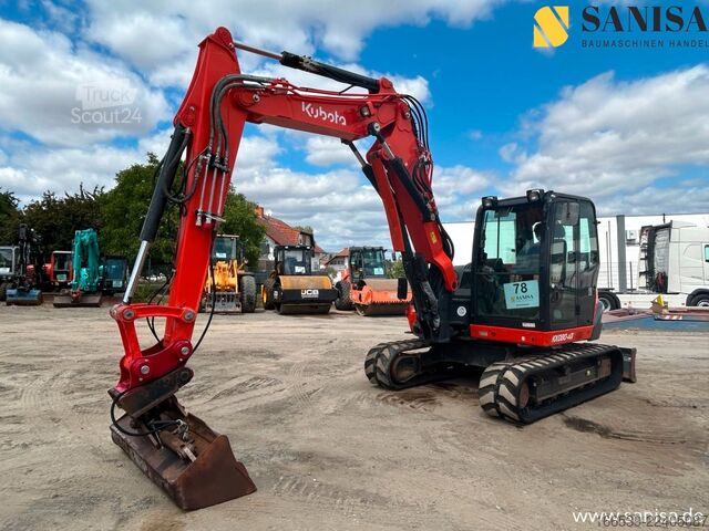 Mini-pelle KUBOTA KX 080-4 Eco e Plus/SW/Verstellausleger/Klima