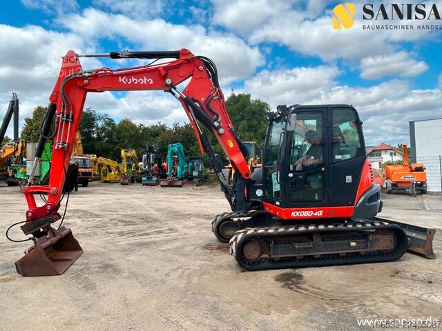 Mini-pelle KUBOTA KX 080-4 Eco e Plus/SW/Verstellausleger/Klima