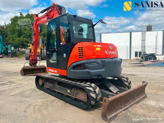 Mini-pelle KUBOTA KX 080-4 Eco e Plus/SW/Verstellausleger/Klima