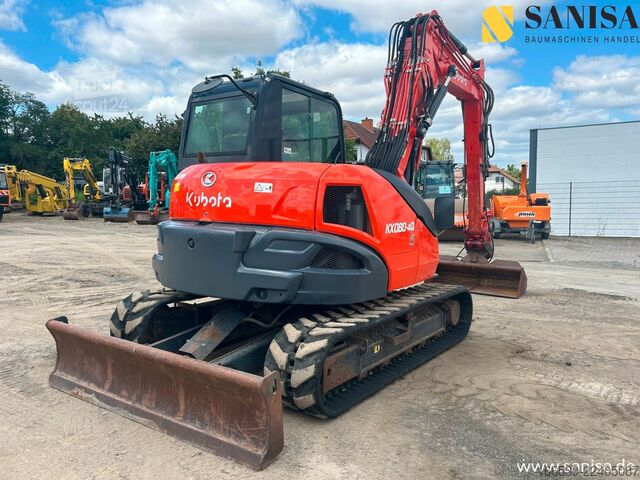 Mini-pelle KUBOTA KX 080-4 Eco e Plus/SW/Verstellausleger/Klima