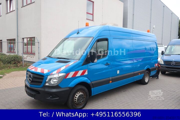 Magas tetős furgon MERCEDES-BENZ Nr.252 Sprinter 516CDI Kanalrohr-Fernseheinspek.
