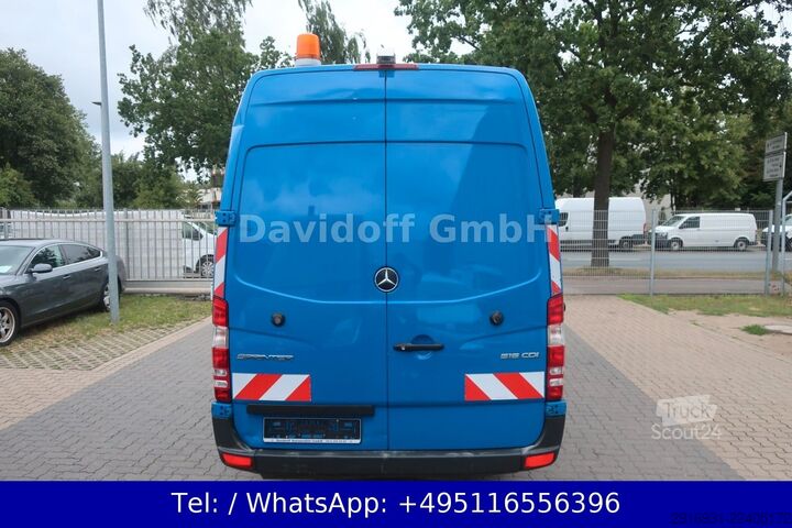Magas tetős furgon MERCEDES-BENZ Nr.252 Sprinter 516CDI Kanalrohr-Fernseheinspek.