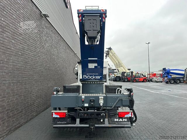 Darus teherautó MAN TGL 7.190 4X2 BB BOCKER AK37/4000 + JIB MONTAGE...