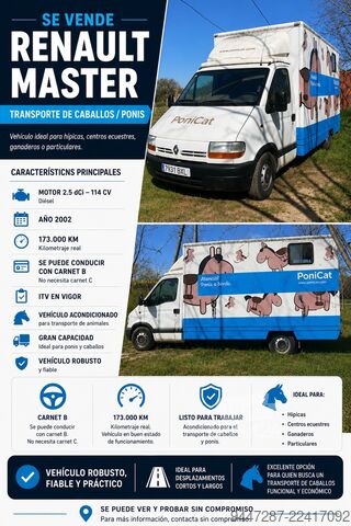 شاحنة صندوقية Renault Master 2.5 dci