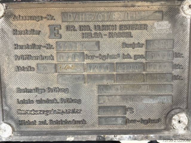 Tankanhänger Esterer ESTERER  TA 18.210 Tankanh. 21.000 Untenbef.