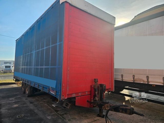 Open trailer with tarp ACKERMANN-FRUEHAUF Tandem Gardine, Edscha,Hubdach