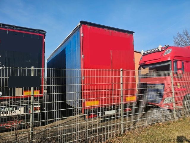 Open trailer with tarp ACKERMANN-FRUEHAUF Tandem Gardine, Edscha,Hubdach