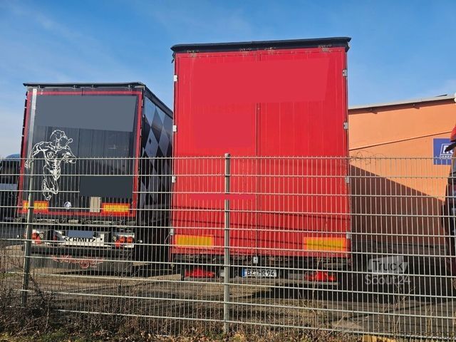 Open trailer with tarp ACKERMANN-FRUEHAUF Tandem Gardine, Edscha,Hubdach