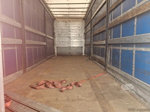 Open trailer with tarp ACKERMANN-FRUEHAUF Tandem Gardine, Edscha,Hubdach