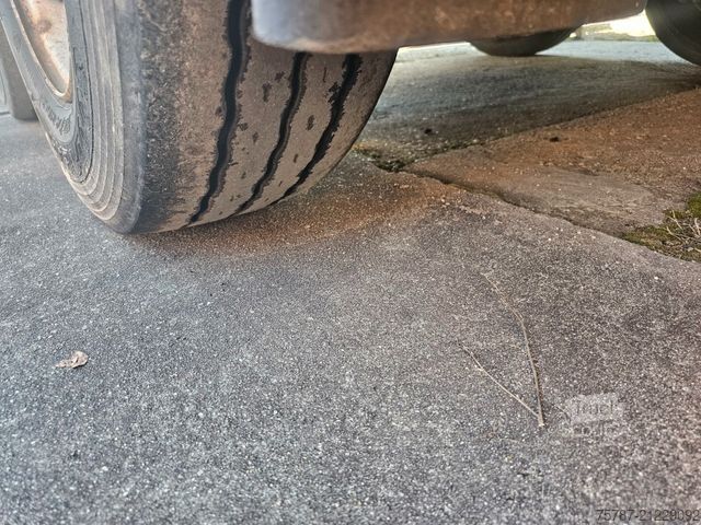 Open trailer with tarp ACKERMANN-FRUEHAUF Tandem Gardine, Edscha,Hubdach