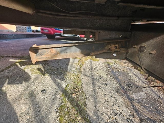 Open trailer with tarp ACKERMANN-FRUEHAUF Tandem Gardine, Edscha,Hubdach