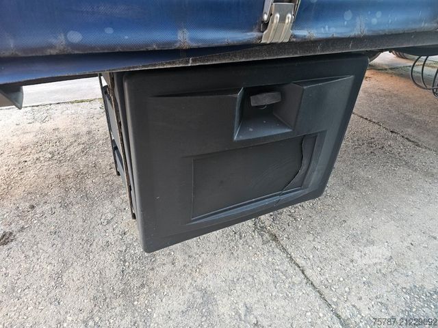 Open trailer with tarp ACKERMANN-FRUEHAUF Tandem Gardine, Edscha,Hubdach