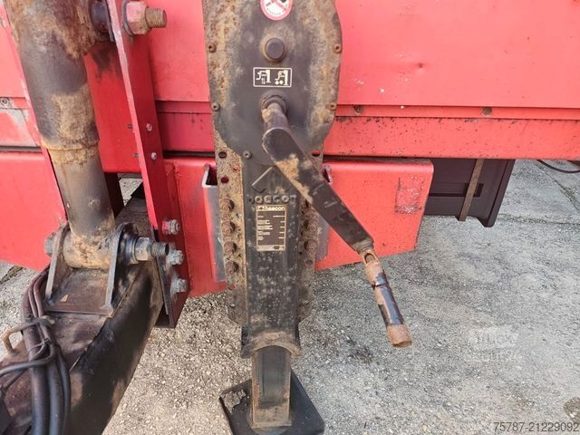 Open trailer with tarp ACKERMANN-FRUEHAUF Tandem Gardine, Edscha,Hubdach